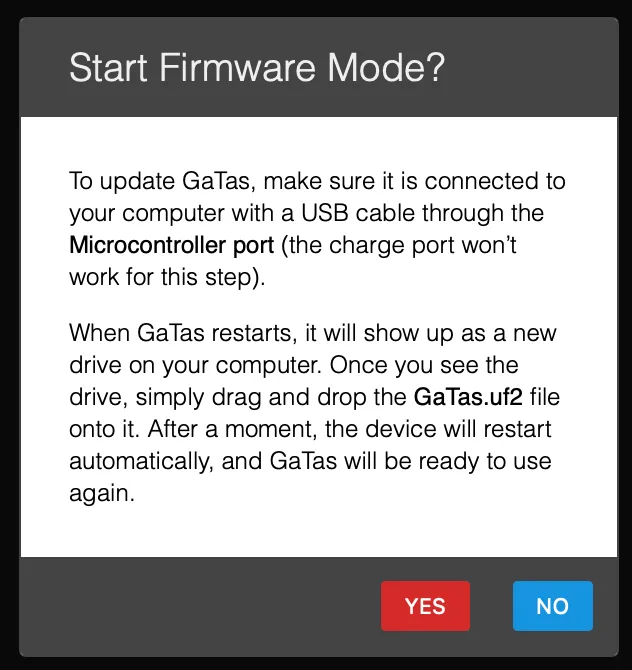Update Firmware