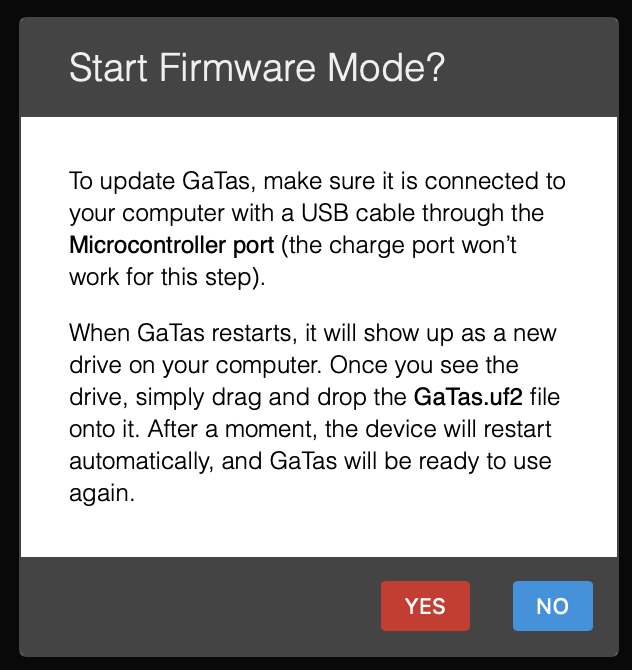 Update Firmware